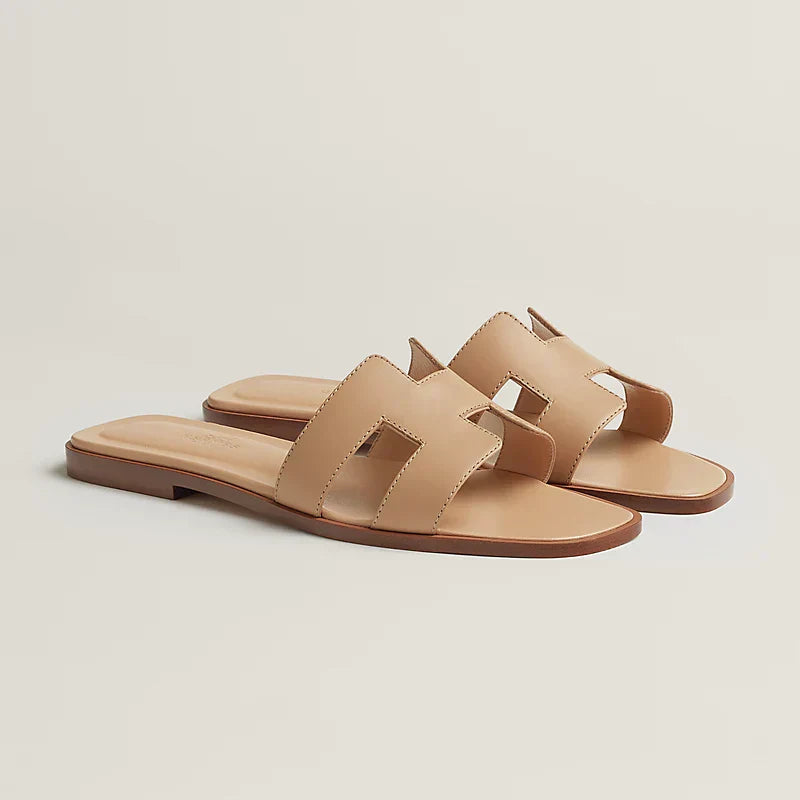 Claquettes Beige Natura