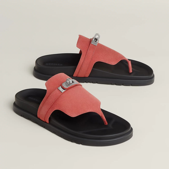 Sandales Empires Rose Antique