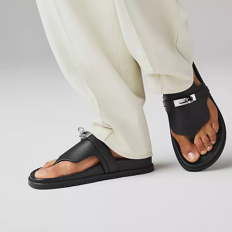 Sandales Empires Noir Gris