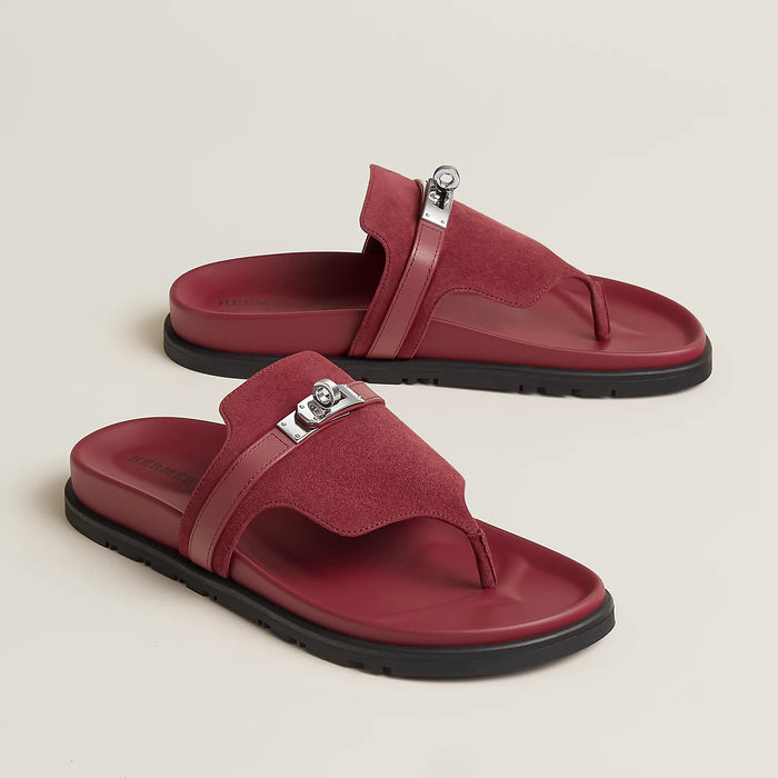 Sandale Empire Rose / Lie De Vin