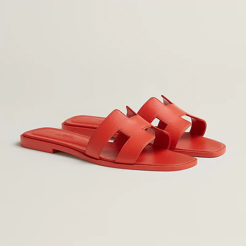 Claquettes Orange capucine